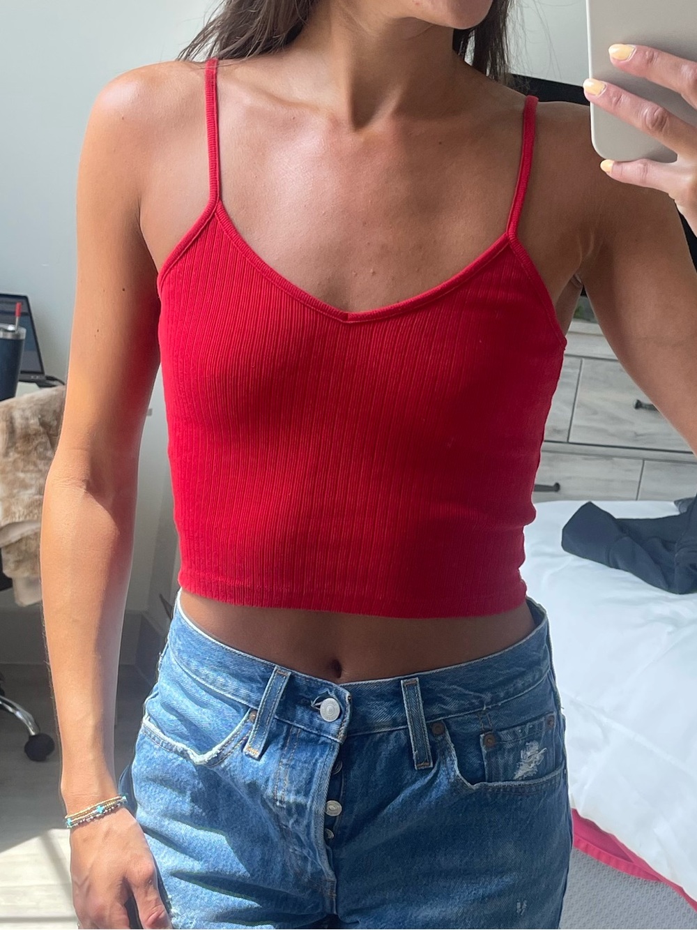 Brandy Melville Red Tank Top